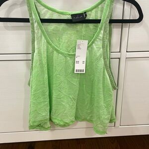 Lime green cover up
